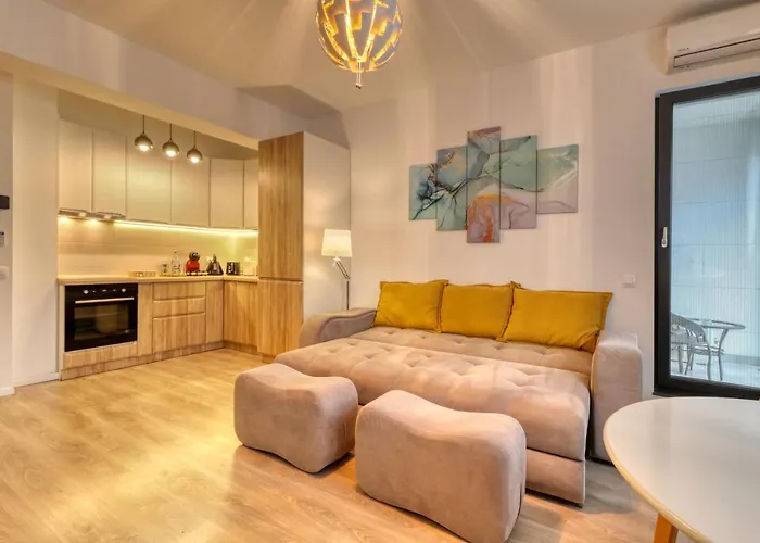 Apartment Relaxation Station: Cozy With Smart Features Near Ior Park Bucharest